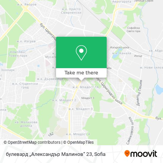 булевард „Александър Малинов“ 23 map
