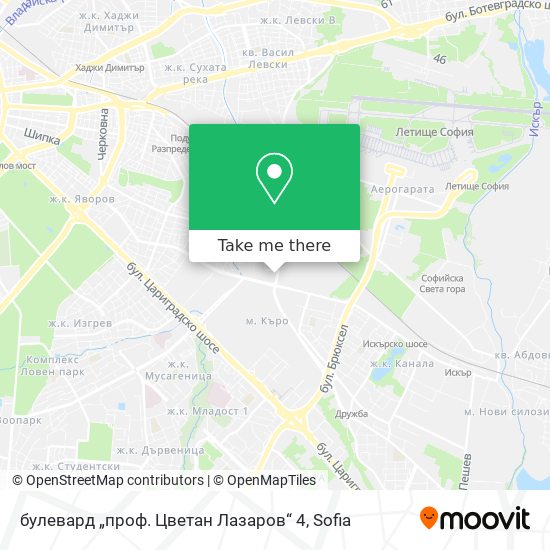 булевард „проф. Цветан Лазаров“ 4 map