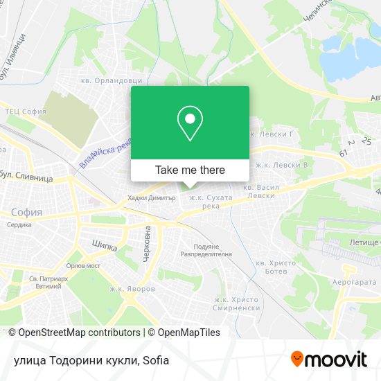 Карта улица Тодорини кукли