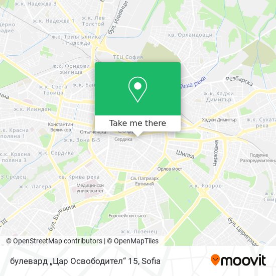 булевард „Цар Освободител“ 15 map