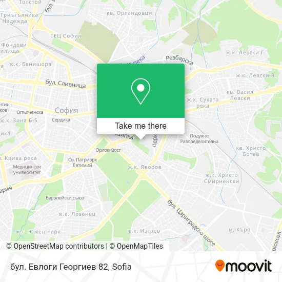 бул. Евлоги Георгиев 82 map
