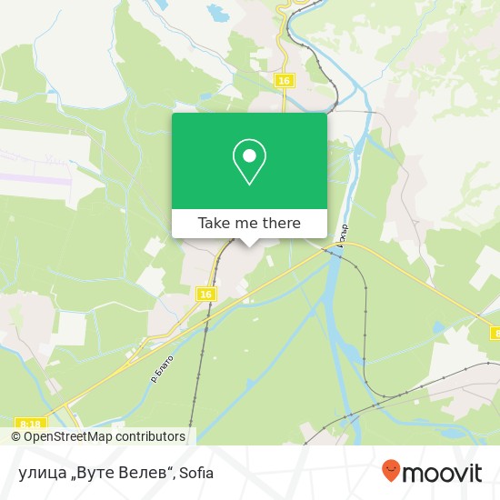 Карта улица „Вуте Велев“