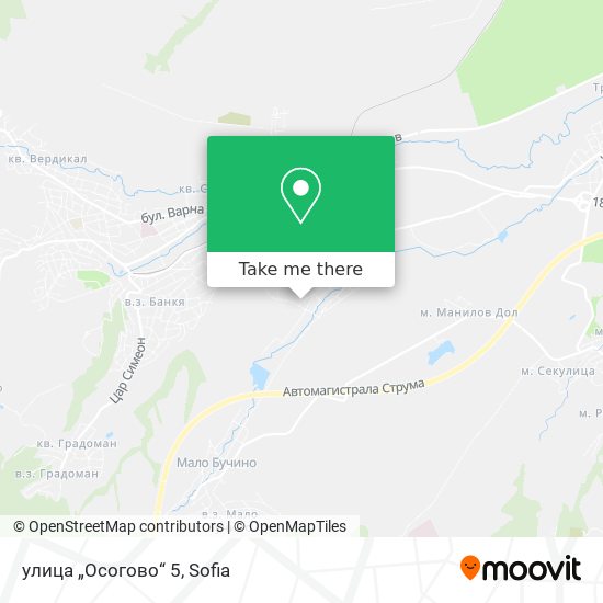 улица „Осогово“ 5 map
