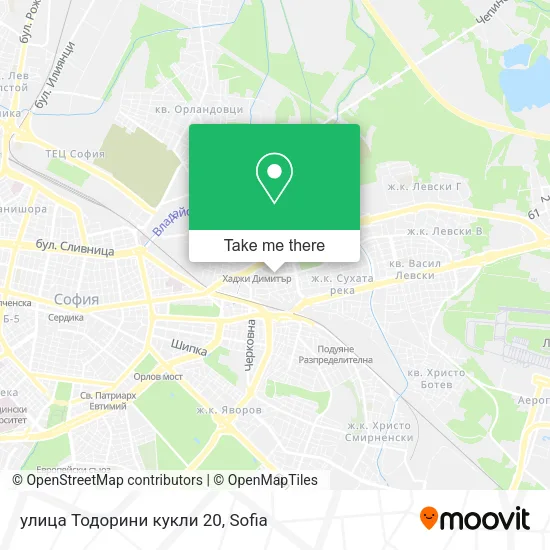 Карта улица Тодорини кукли 20