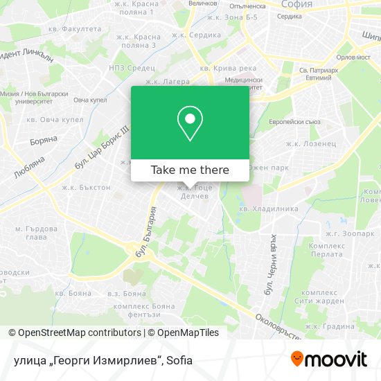 улица „Георги Измирлиев“ map
