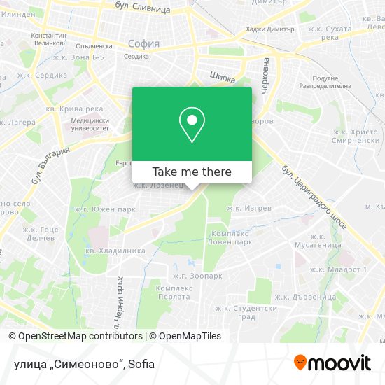 улица „Симеоново“ map