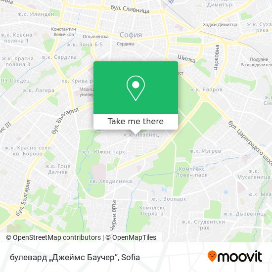 булевард „Джеймс Баучер“ map