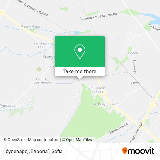 булевард „Европа“ map