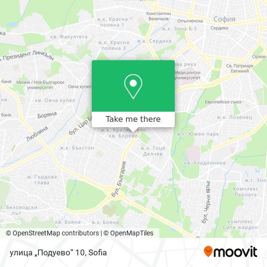 улица „Подуево“ 10 map