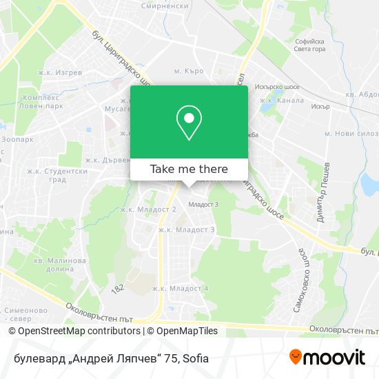 булевард „Андрей Ляпчев“ 75 map