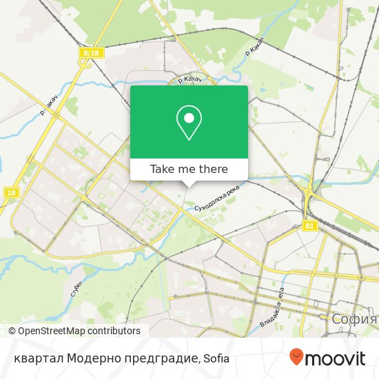 квартал Модерно предградие map