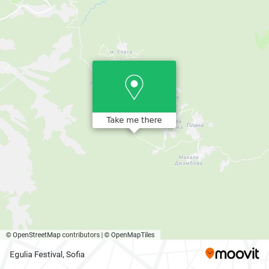 Egulia Festival map