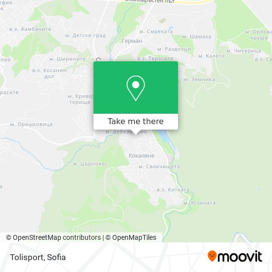 Tolisport map