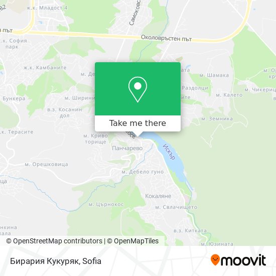 Карта Бирария Кукуряк