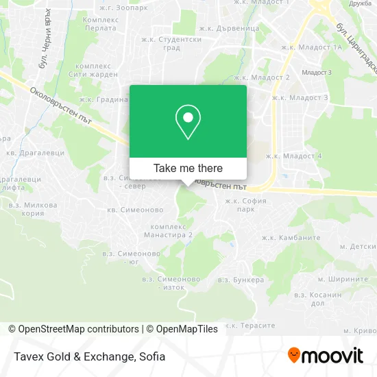 Карта Tavex Gold & Exchange