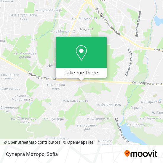 Суперга Моторс map