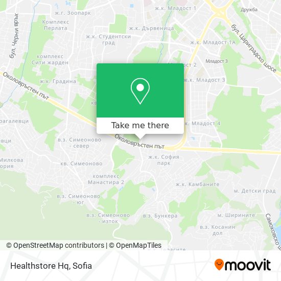 Healthstore Hq map