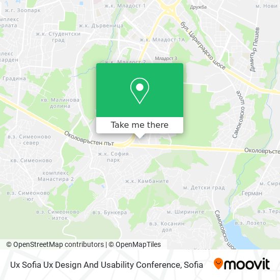 Ux Sofia Ux Design And Usability Conference map
