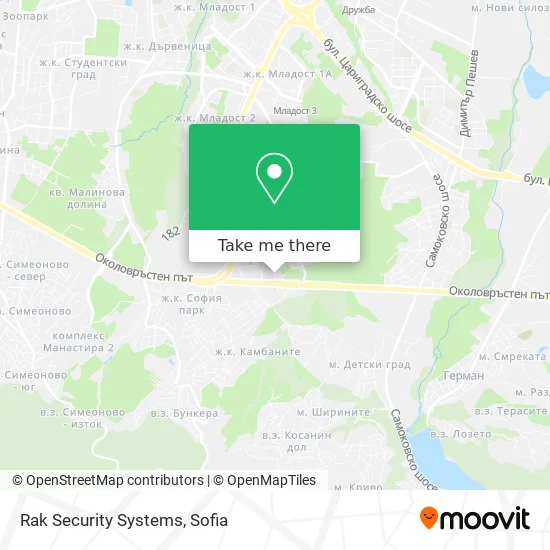 Карта Rak Security Systems