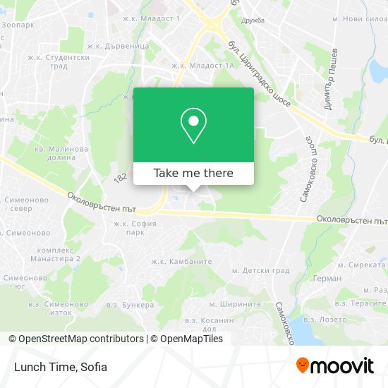 Lunch Time map