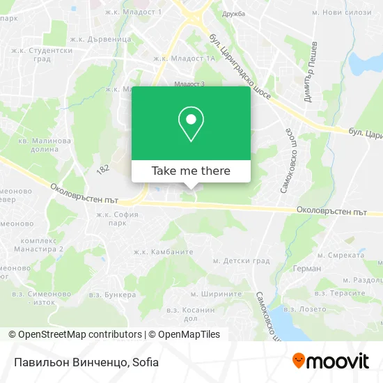 Карта Павильон Винченцо