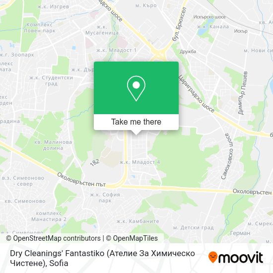Карта Dry Cleanings' Fantastiko (Ателие За Химическо Чистене)