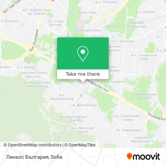 Линкос България map