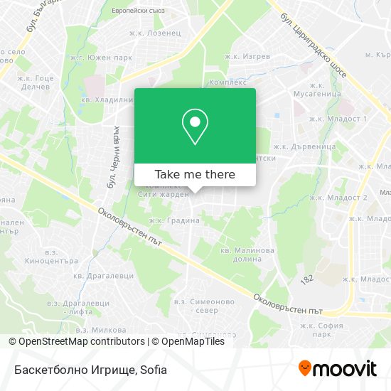 Баскетболно Игрище map