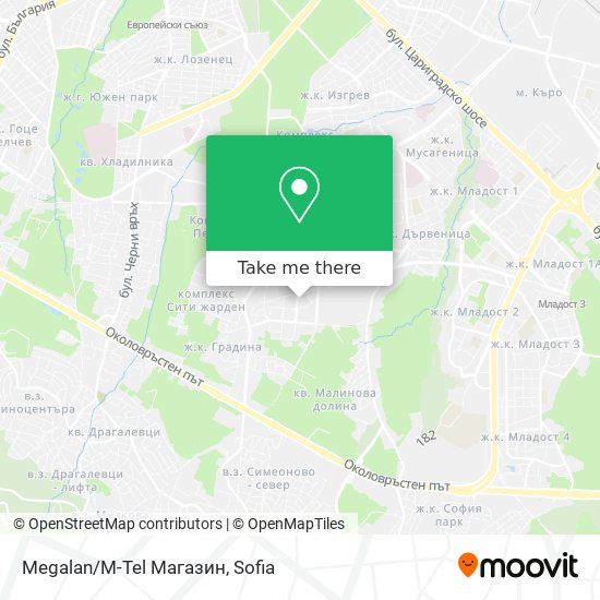 Megalan/M-Tel Магазин map