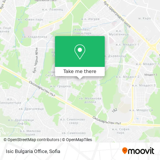 Карта Isic Bulgaria Office