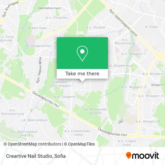 Карта Creartive Nail Studio