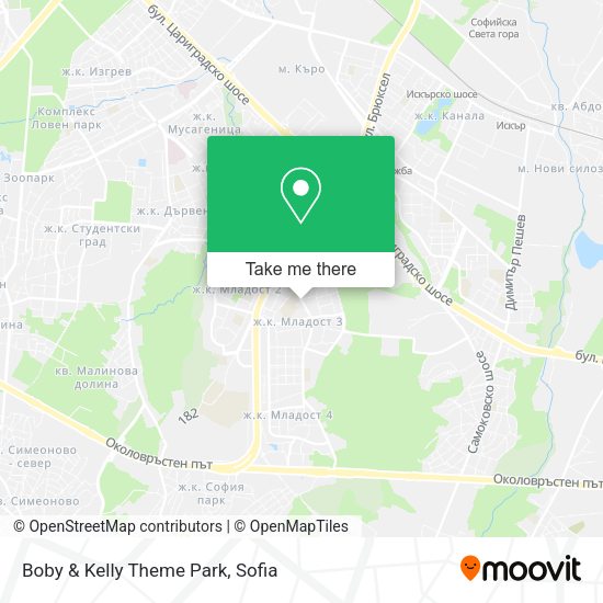 Карта Boby & Kelly Theme Park