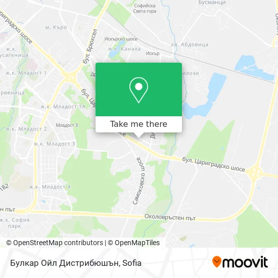 Карта Булкар Ойл Дистрибюшън