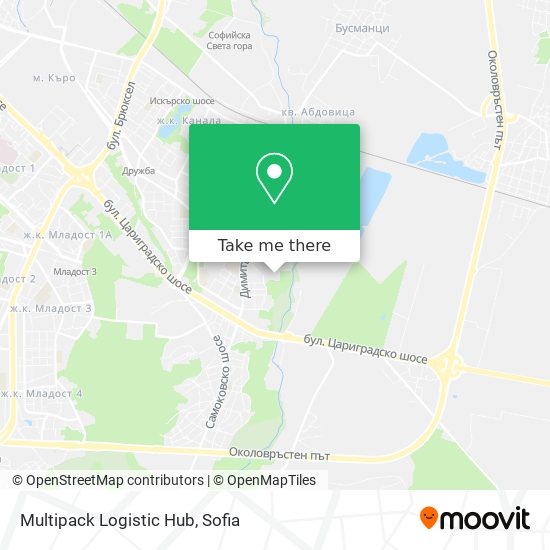 Multipack Logistic Hub map