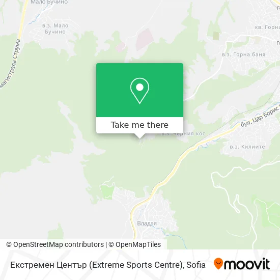 Карта Екстремен Център (Extreme Sports Centre)