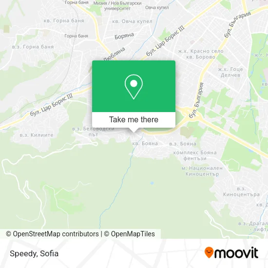Карта Speedy