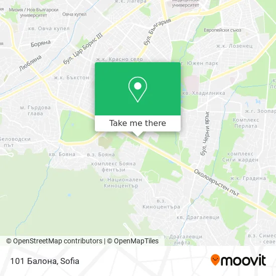 Карта 101 Балона