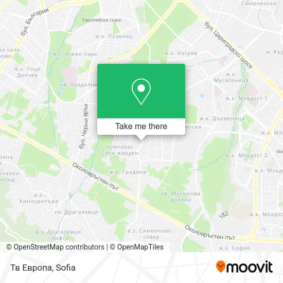 Карта Тв Европа