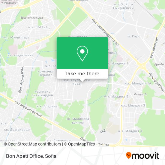 Bon Apeti Office map