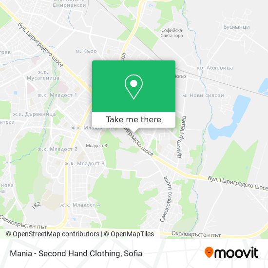 Mania - Second Hand Clothing map