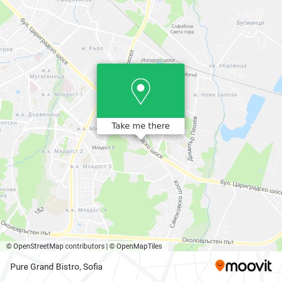 Pure Grand Bistro map