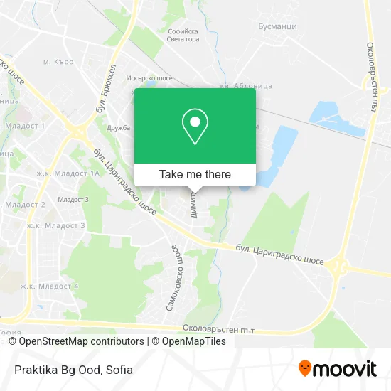 Карта Praktika Bg Ood