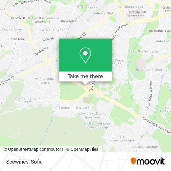Seewines map