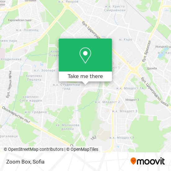 Карта Zoom Box