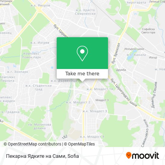 Пекарна Ядките на Сами map