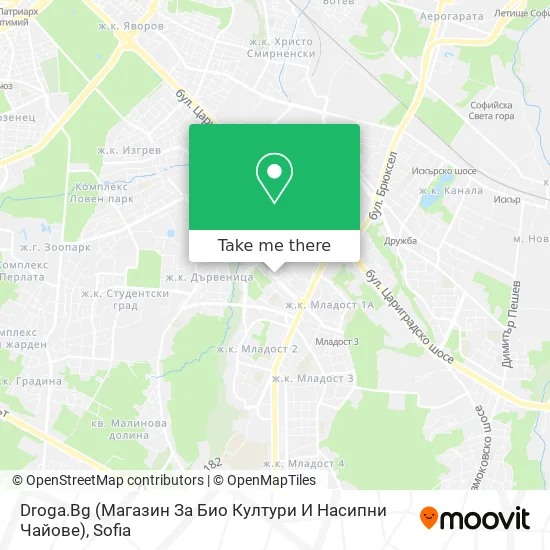 Карта Droga.Bg (Магазин За Био Култури И Насипни Чайове)