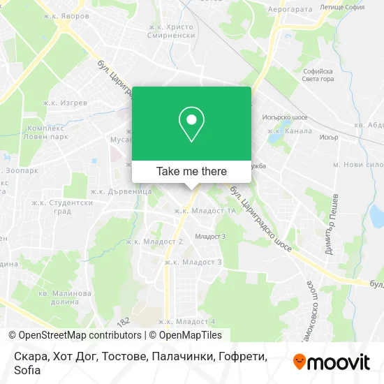 Карта Скара, Хот Дог, Тостове, Палачинки, Гофрети