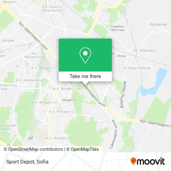 Карта Sport Depot