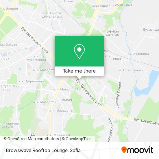 Browswave Rooftop Lounge map