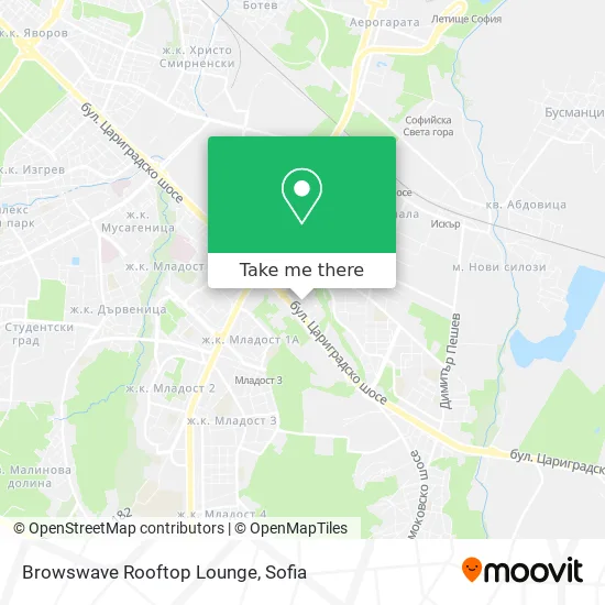 Browswave Rooftop Lounge map